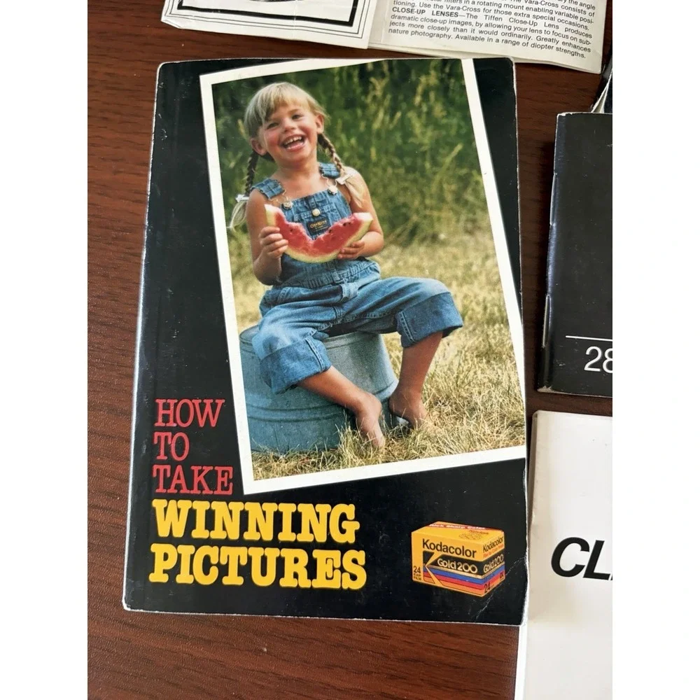 Vivitar Series 1 Camera Booklets Info Pamphlets Lot Vintage